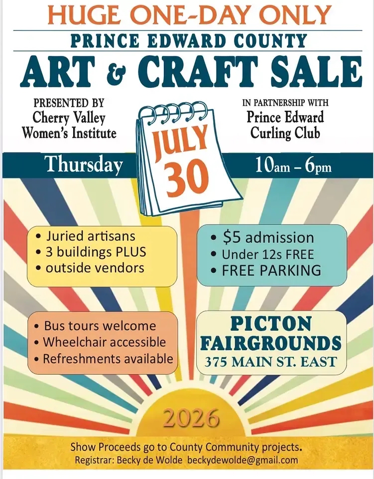 Prince Edward County Art and Craft Sale